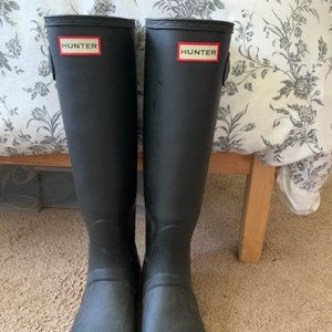 Hunter Original Tall Women's Rain Boots Sz 8